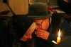 Whispering in church, Constanta Romania, Easter 2006